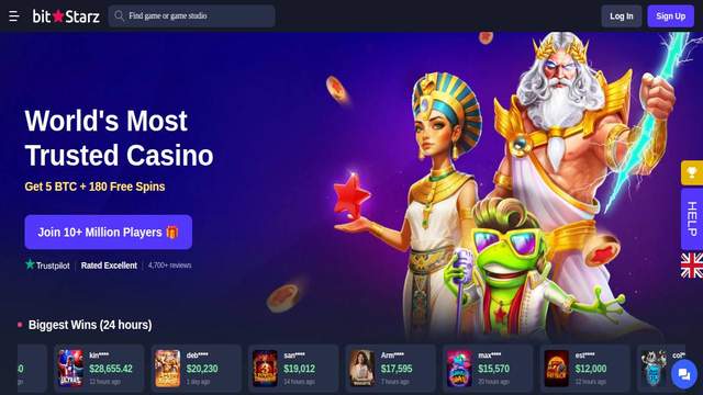 BitStarz casino screenshot